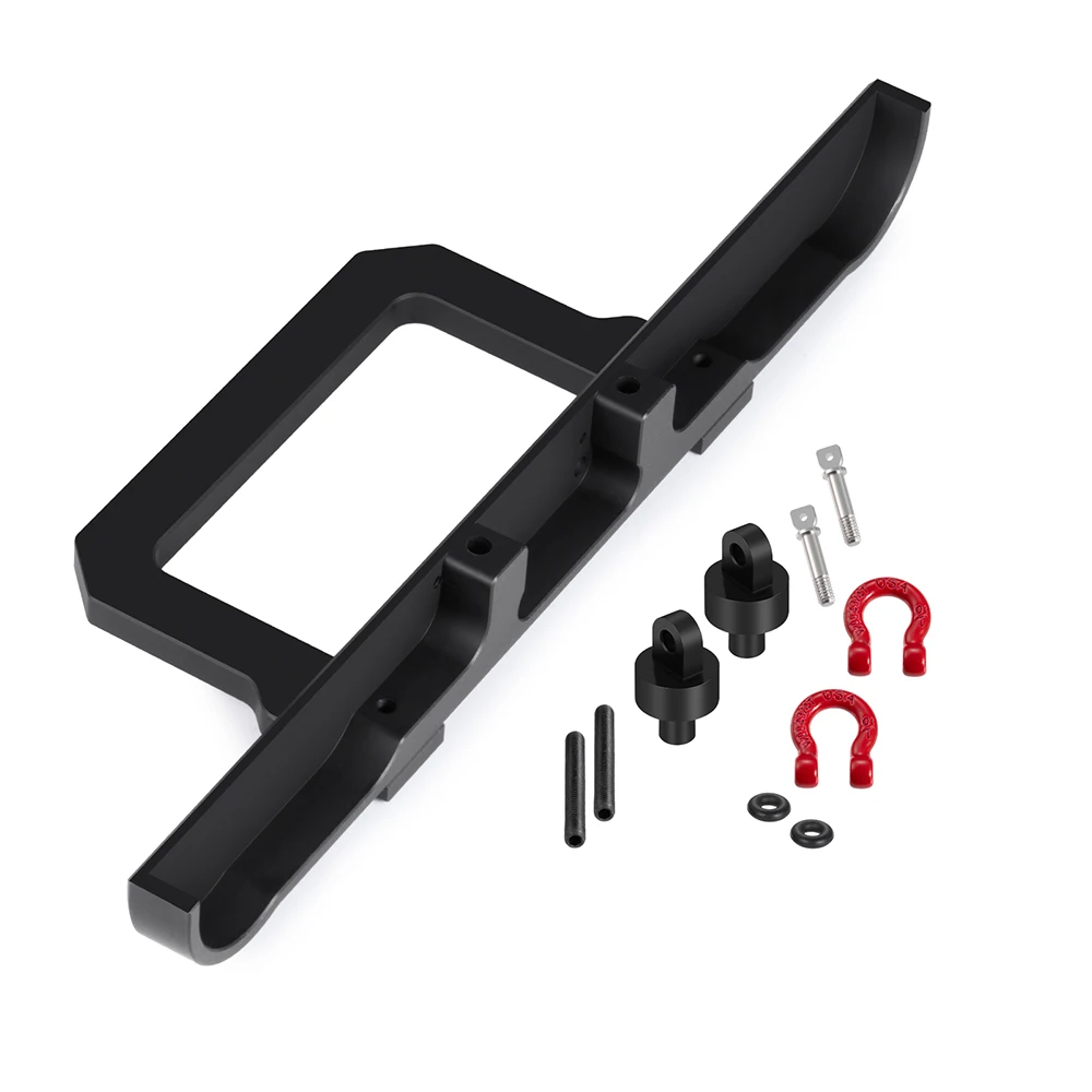 MIBIDAO Metal Front Bumper For 1/10 RC Crawler Car D90 D110 Upgrade Parts Accessories