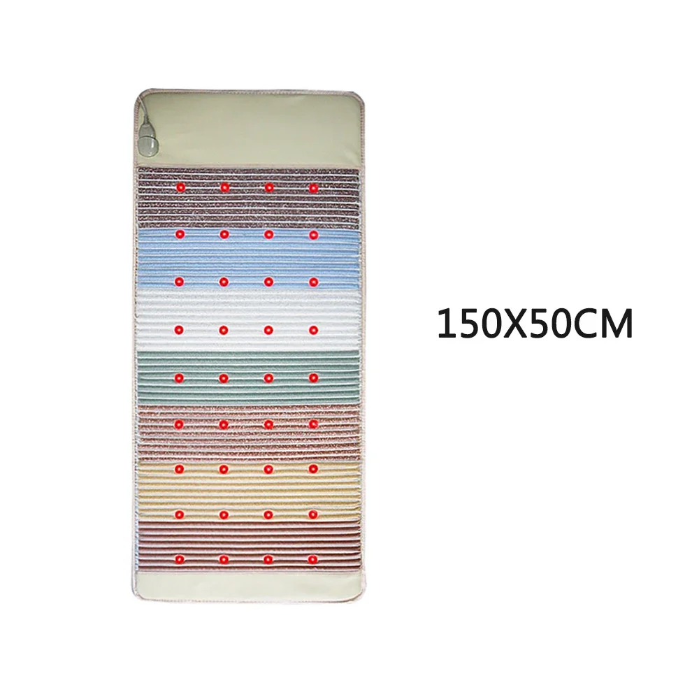 7 Color PEMF Photon Energy Mat Natural Gem Infrared Physiotherapy Blanket Pulse Magnetic Therapy Relieves Whole Body Pain