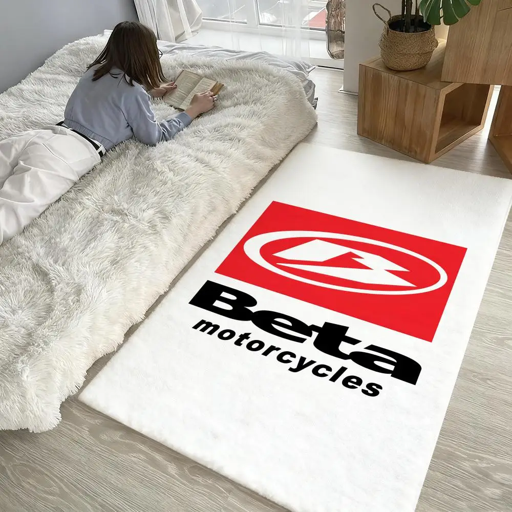 

cool B-Betas Racing Moto Logo Floor Mat Soft Thickened Non-Slip Door Mat for Living Room Home Decor Flannel Rugs