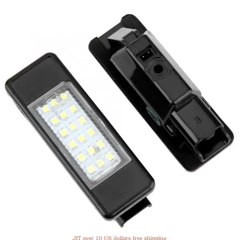 2Pcs Easy Installation Car Number Plate Light LED Lamp Fit for Citroen C2 C4 C5 DS3 for106 207 307 308