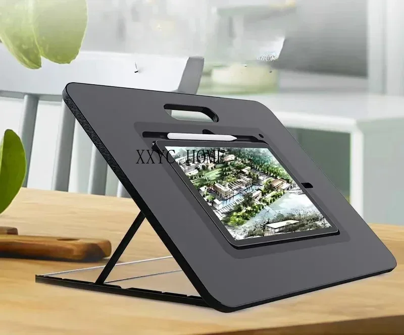 2023 Hot Sale Useful Foldable Plastic Drawing Ipad Holder Multi-Angle Adjustable Portable Tablet Desktop Stand for IPad