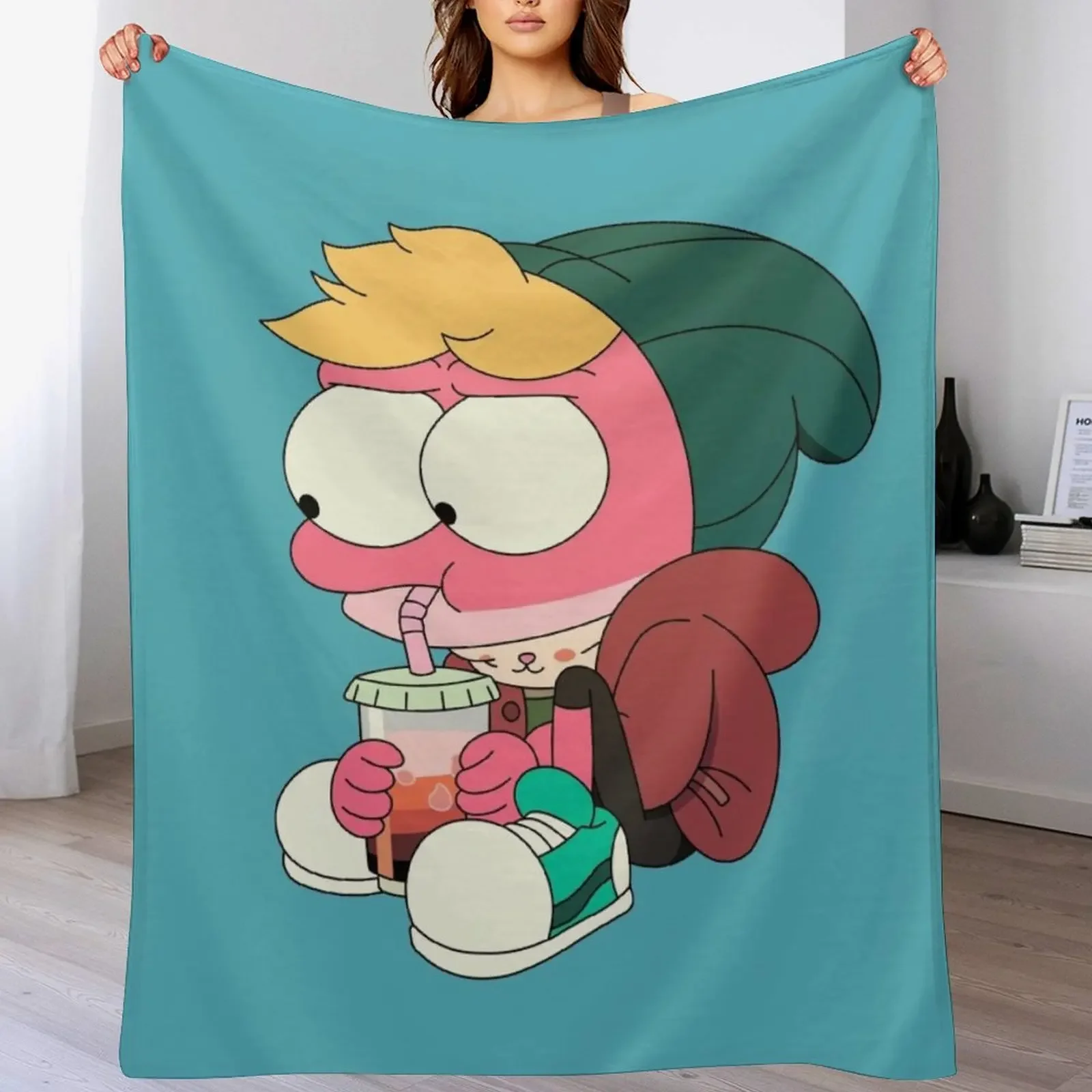 

Sprig Plantar | Amphibia Throw Blanket Polar Luxury Thicken sofa bed valentine gift ideas Blankets