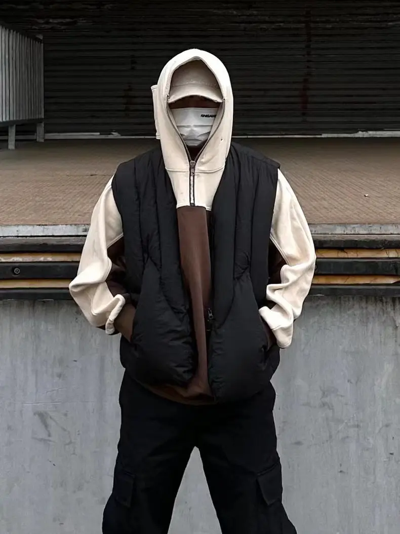 

Жилеты, толстые женские эмо-зимние пуховые стеганые утолщенные офисные костюмы, теплая незамерзающая уютная многослойная функциональная современная Y2K