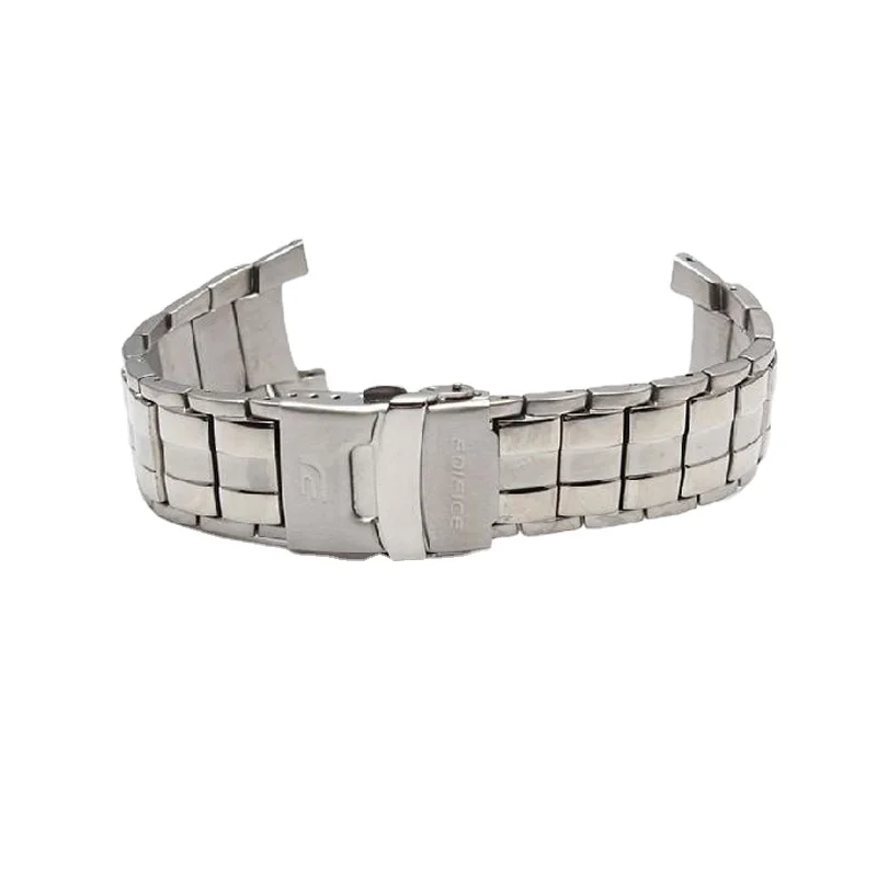 316 Stainless Steel Watch Band for Casio EF-53 Comfortable Interface Watch Strap Men Accessory 0mm Wristband