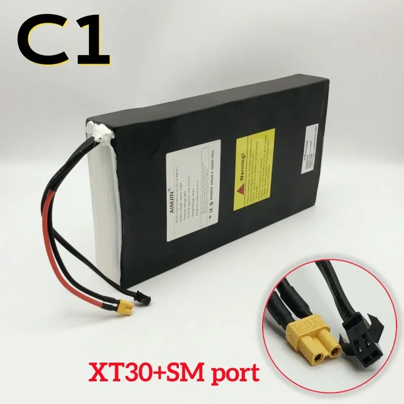 13s4p 48V สกู๊ตเตอร์แบตเตอรี่ 14000mAh Kugoo สกู๊ตเตอร์ไฟฟ้าแบตเตอรี่ Kugoo C1 +
