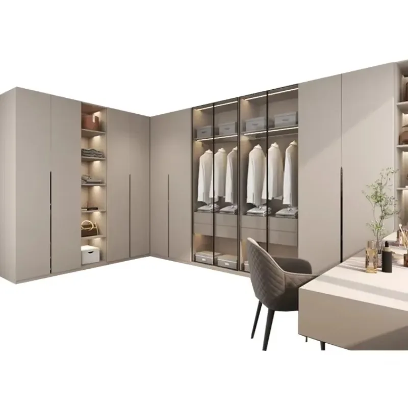 

# Solid White Wood Closet Wardrobe Design Modern Armoire Dressing Home Living Room Warehouse Apartment