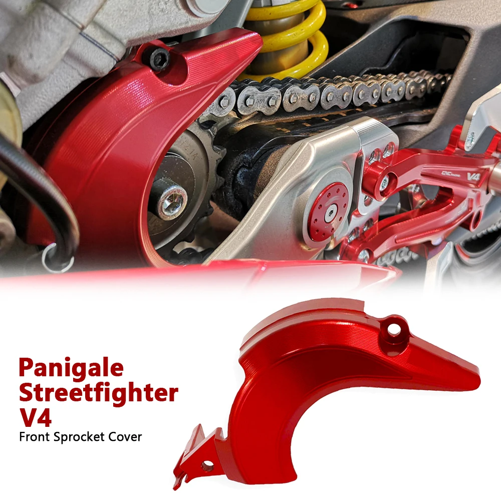 cnc-front-sprocket-cover-chain-protector-guard-motorcycle-parts-for-ducati-streetfighter-v4-s-panigale-v4-r-s-2018-2024