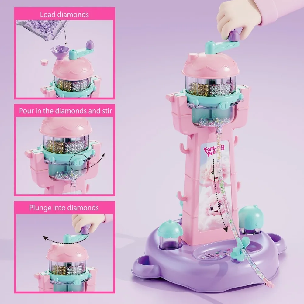 Kit per realizzare braccialetti con ciondoli, kit per realizzare braccialetti dell'amicizia, giocattoli per ragazze di età superiore ai 5 anni, regali regalo di compleanno per ragazze adolescenti, giocattoli per bambini