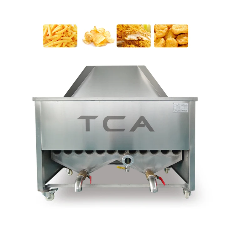 TCA الصناعة الصناعية أجنحة الدجاج المقلي الذقن الذقن فراي رقاقة الغاز الهواء آلة مقلاة البطاطس