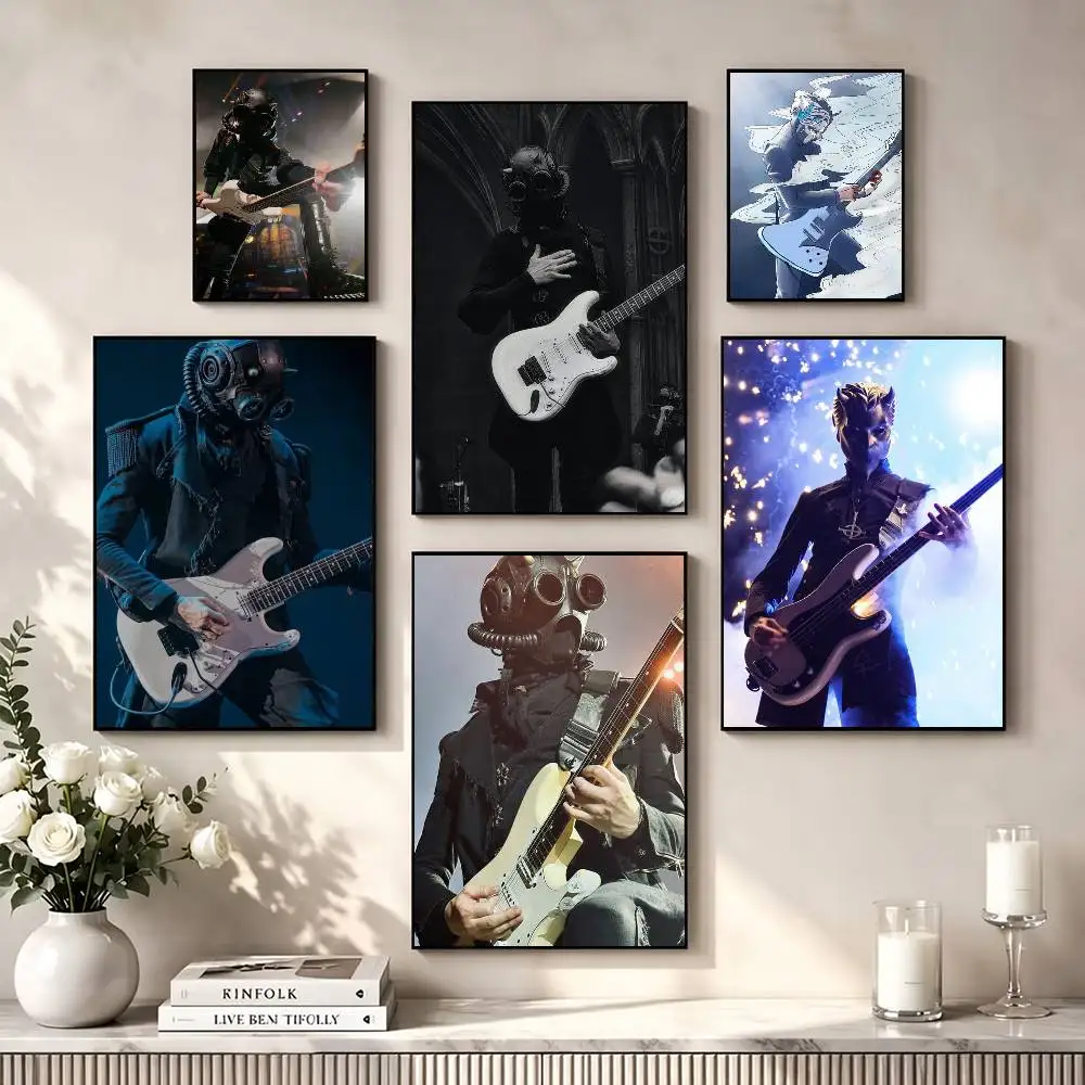 G-Ghosts bc Nameless Ghoul  Poster Waterproof Wall Art Sticker For Bar Living Room Vintage Decor High Quality Print Gift