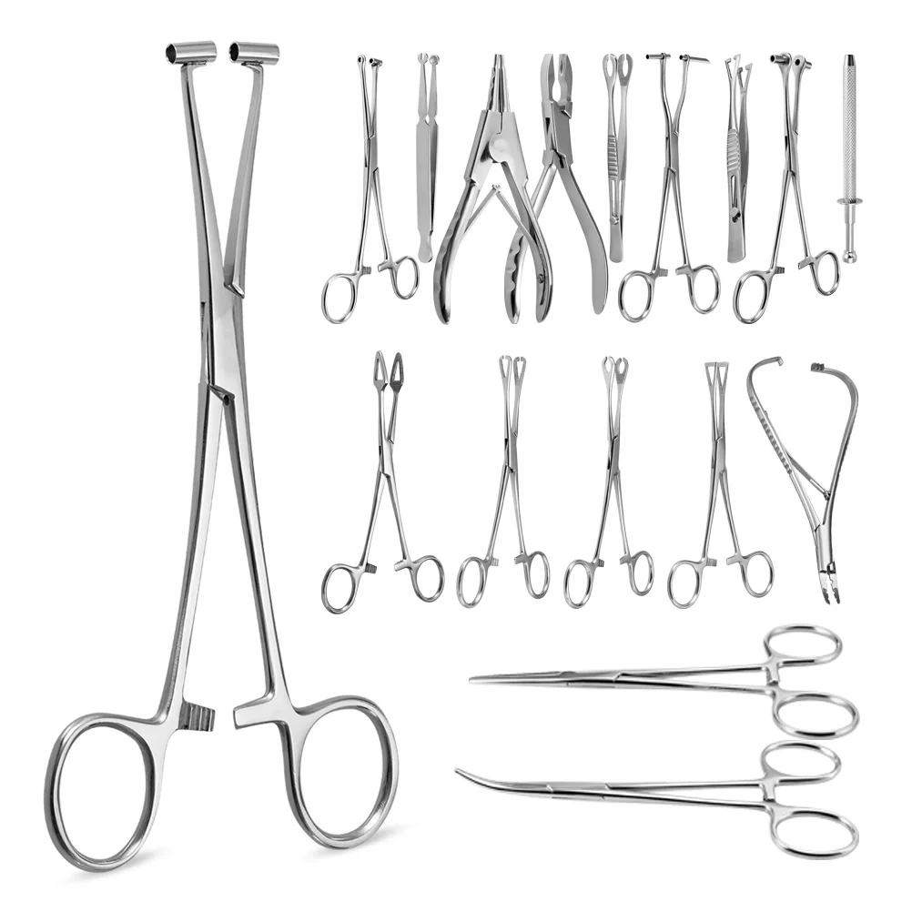 Body Piercing Tool Surgical Steel Needle Pipe Clamp Forceps Tweezers Open Close Ring Ball Plier Lip Belly Septum Piercing Tools