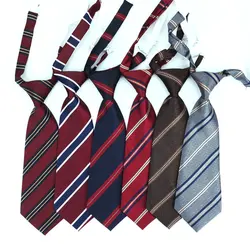 Preguiçoso JK Gravatas Meninos Listrado Pescoço Gravata Meninas Estilo Japonês para Uniforme Escolar Gravata Bonito Solid Casual Childs Acessórios Gravatas