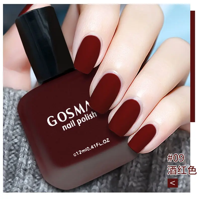 Fashion Color Long Lasting Quick Dry Matte Nail Lacquer