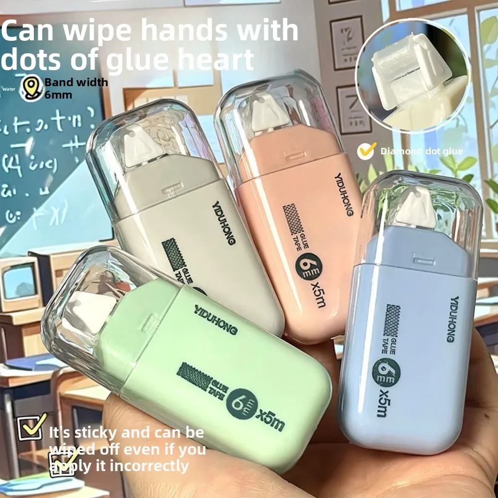 

4pcs/1set Double Sided Adhesive Dots Glue Tape Pen Shape Dot Glue Pen Dot Glue Pen DIY Scrapbooking Quick Dry Dot Sticker