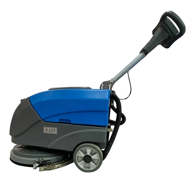 Máquina de Limpeza de Piso Compacta, Novo Estilo, Operada a Bateria, para Limpeza a Seco e Úmido
