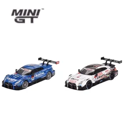 TSM MINI GT Japan Limited 1:64 Nissan GT-R Nismo GT500 SUPER GT car model, boys collection decorated toy gift.