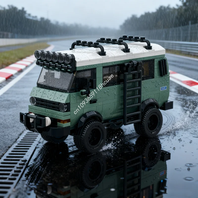 

417pcs MOC VW Syncro Camper Van Systemed Model Building Blocks Assemble DIY Toy Idea Education Brick Christmas Gifts Birthday