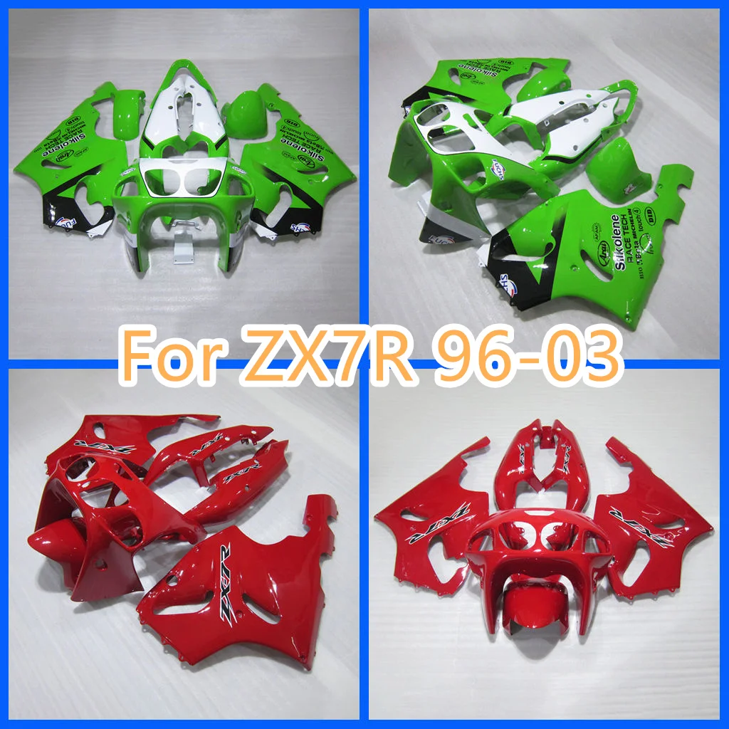 Motorcycle Fairing Kit for Kawasaki ZX 7R 1996-2003 96 97 98 99 00 01 02 03 ZX7R ABS Road Racing Body Repair Aftermarket Parts