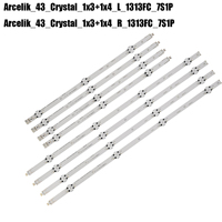 LED strip For Arcelik_43_Crystal_1x3+1x4_L R 43VLX7730SP ZCT606-SET ZXZ65600-AA ZXW65600-AA 43GFB7788 43VLX573043