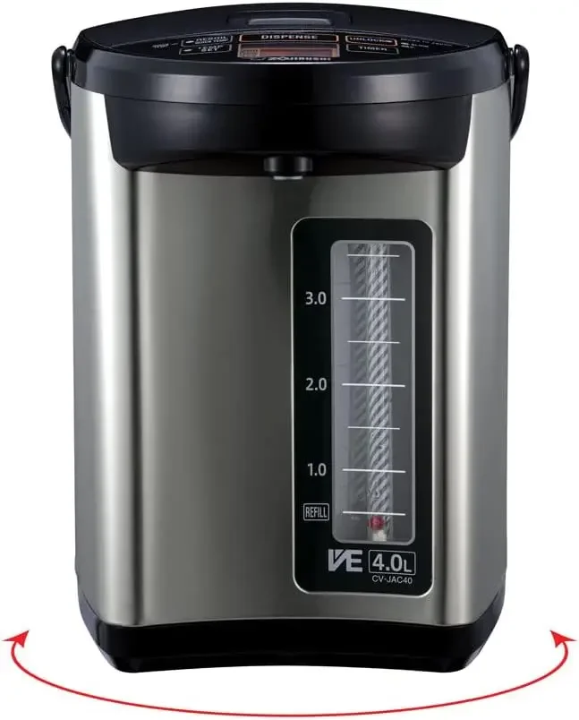 NEW.CV-JAC50XB 5.0 Liter VE Hybrid Water Boiler and Warmer (Stainless Black)