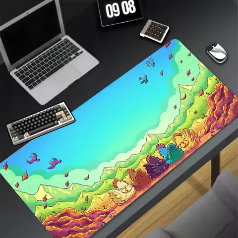 Pattern Game Mousepad Pad Rubber Mouse Mat Desk Gaming Non Slip Table Mat Gamer Cabinet Mousepad S-stardew Valley Keyboard Pad