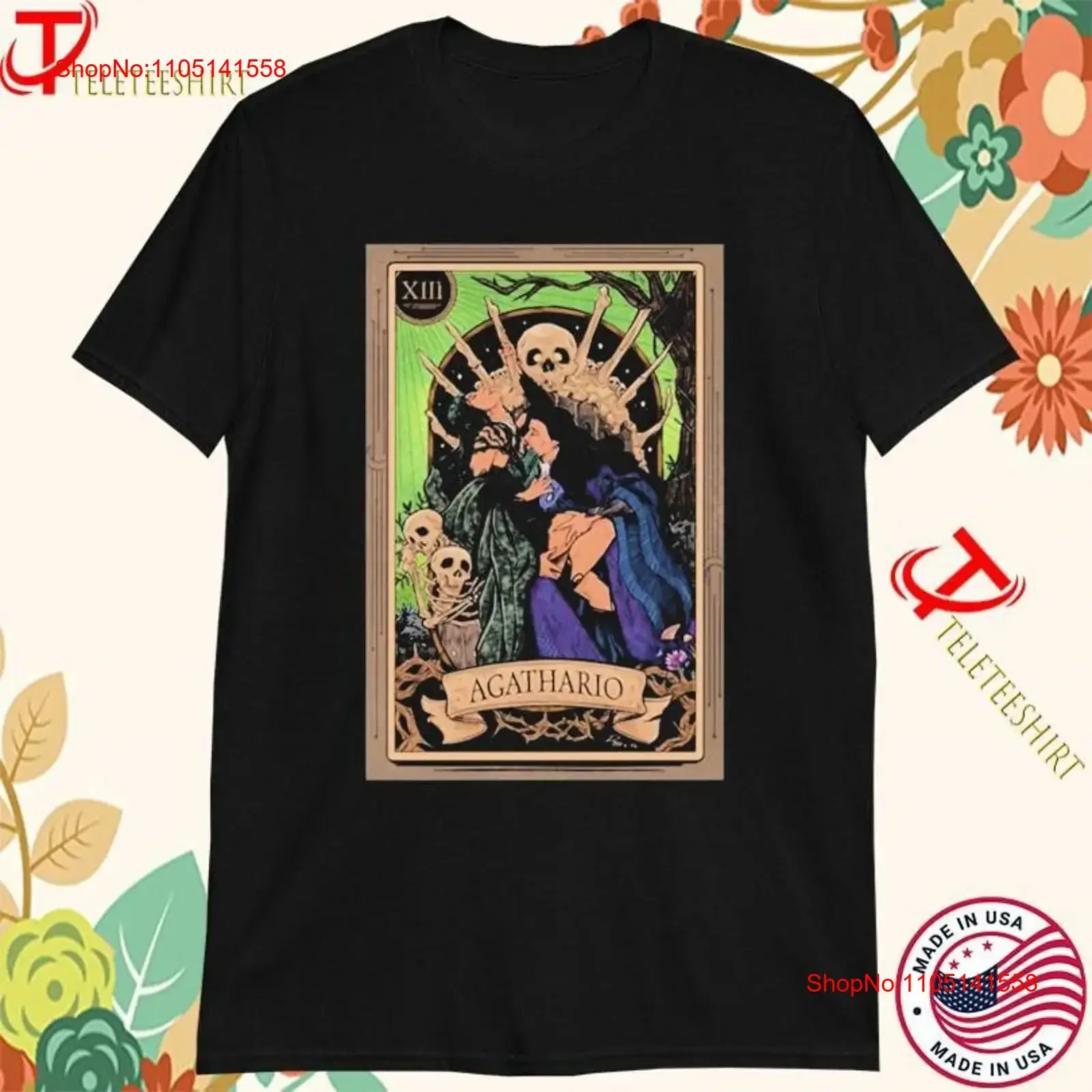 Agathario Witches Agatha All Along T Shirt vintage Washed Unisex Soft Breathable streetwear fashion Versatile Casual Stretched