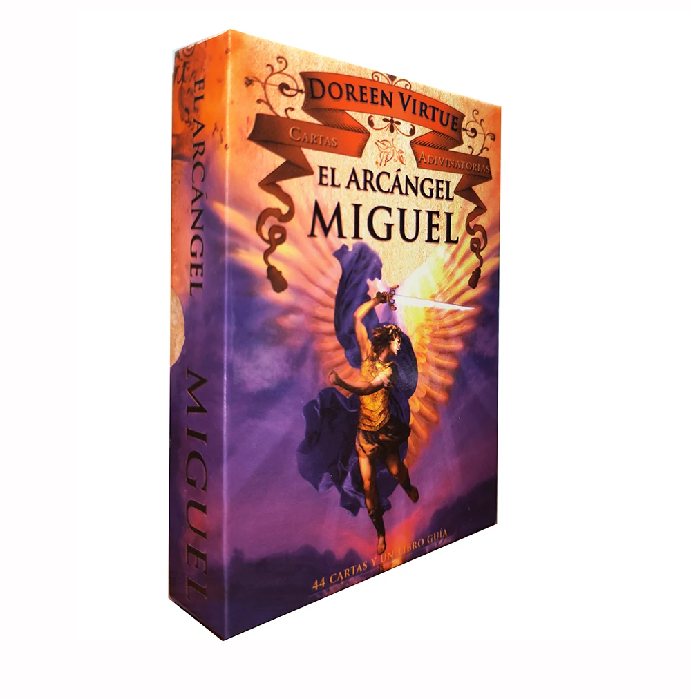 

НОВИНКА 12x8,7 СМ испанское издание Cartas adivinatorias del Arcangel Miguel от DOREEN VIRTUE