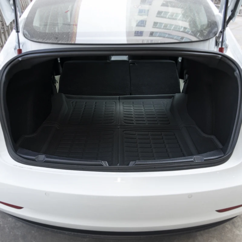 For Tesla Model 3 2020 2021 2022 2023 XPE Material Trunk Mat Waterproof Anti-fouling Mat Interior Supplies Modified Accessories