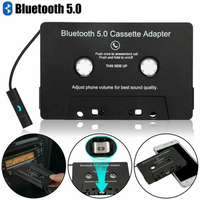 Car Cassette Bluetooth-compatible 5.0 Adapter Converter Car Tape Audio Cassette For Aux Stereo Music Adapter Cassette With Mic