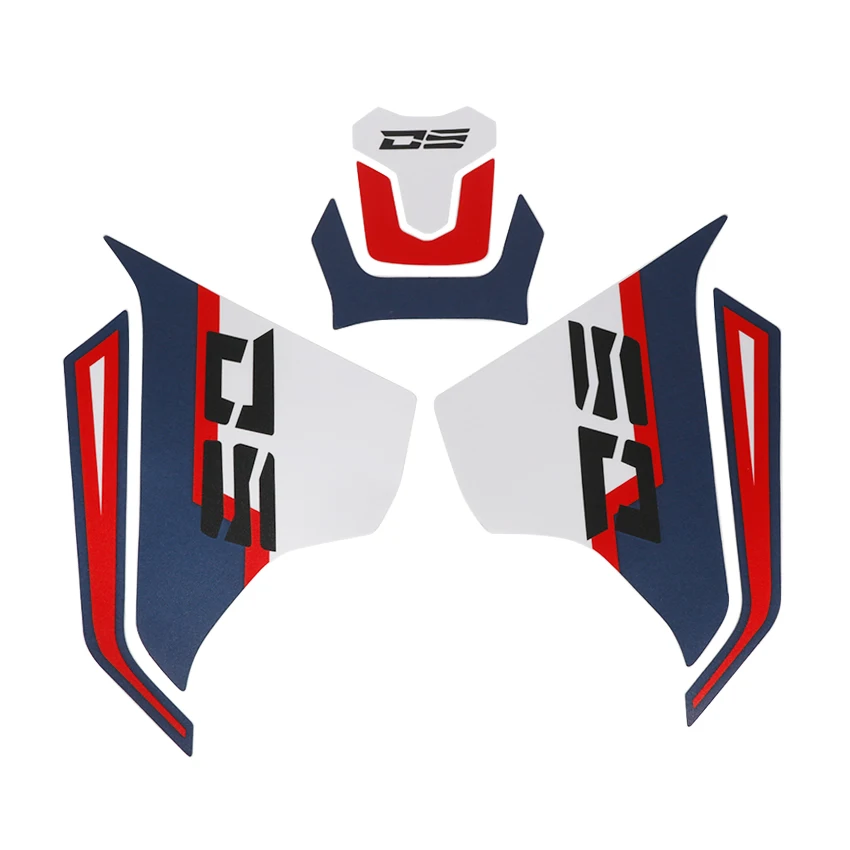 

For VOGE DS900X 2024-2025 Motorcycle fuel tank pad Fuel knee grip Anti-slip pad Side Red