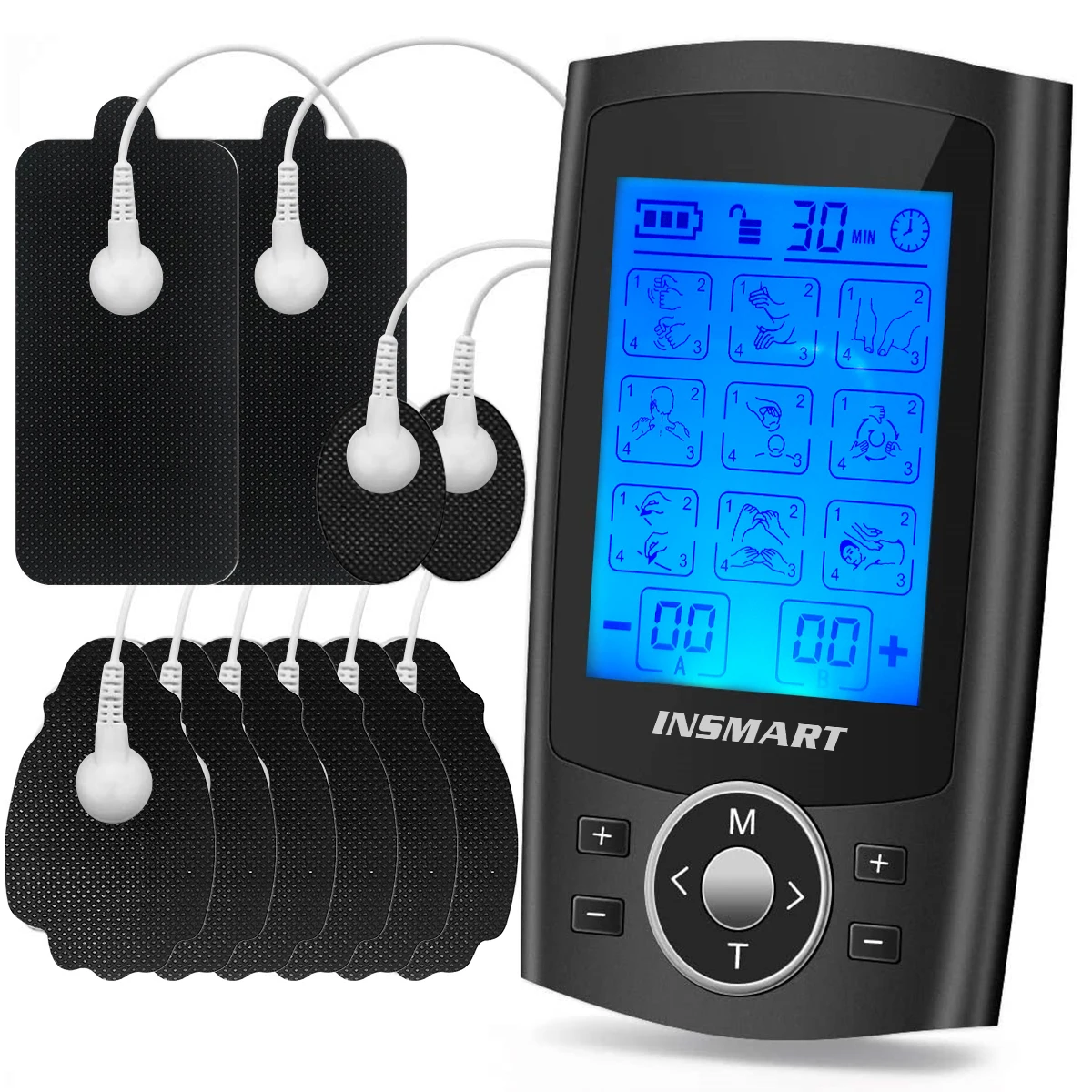 

EMS TENS Muscle Electrostimulator Tens Unit Low Frequency Pulse Body Relaxing Massage Digital Meridian Physiotherapy Pain Relief