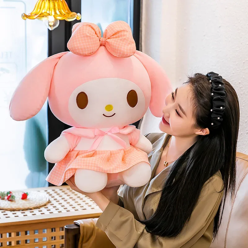 100CM Super Große Größe Sanrio Cartoon Nette Kuromi Stofftier Puppe Plüschtiere Kawaii Zimmer Dekoration Spielzeug Kinder Weihnachten Geschenk