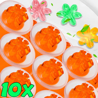 10/1Pcs Toilet Gel Stamp Flower Shaped Toilet Cleaner Gel Deodorant Air Fresheners Aromatic for Household Bathroom Cleaning