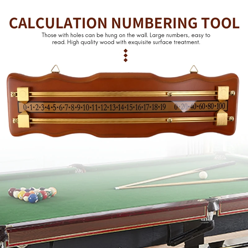 Billiards Scoreboard Snooker Game Scorer Board Player Calculation Number Tools Billiard Density Board Integrator