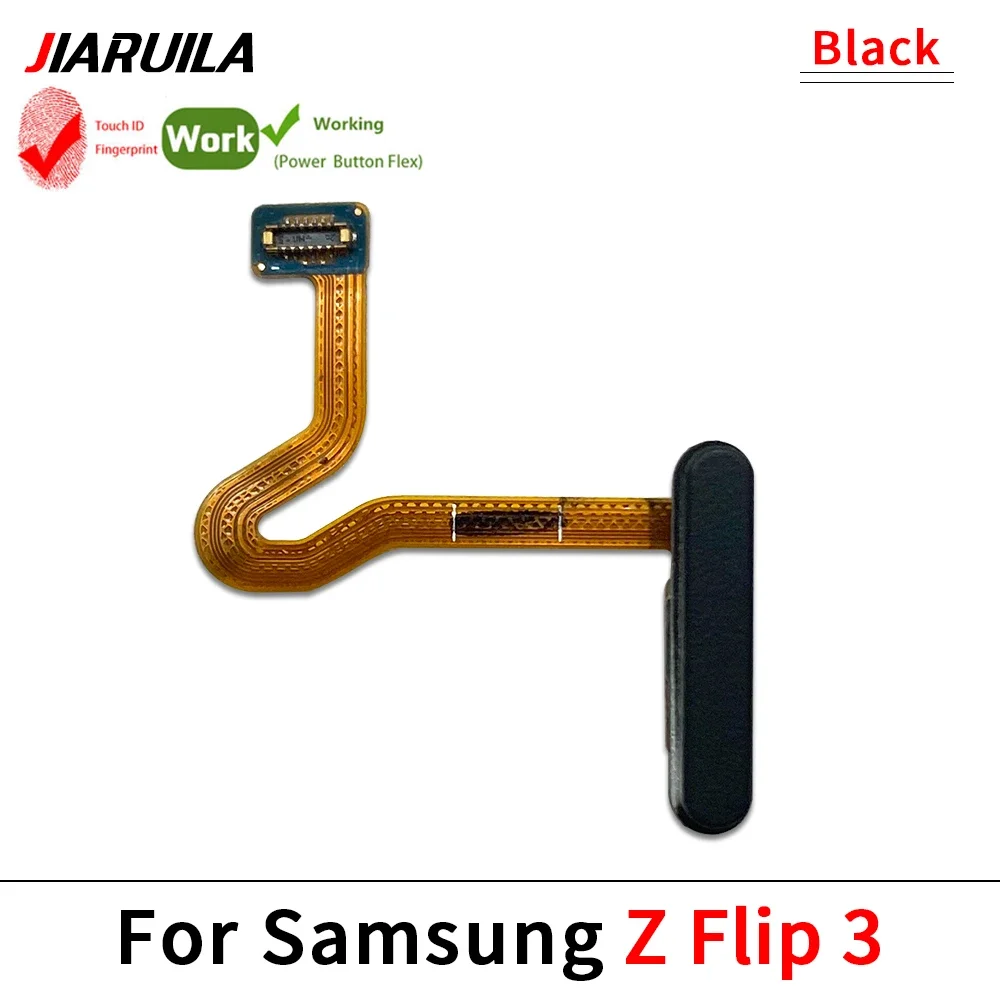 New For Samsung Z Flip 3 4 5 5G F711 F721 F731 Fingerprint Sensor Home Return Key Menu Button Flex Ribbon Cable