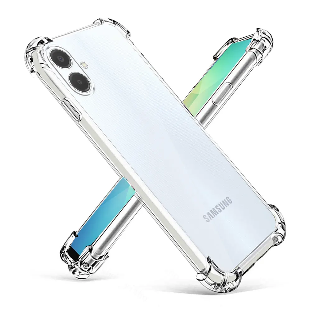 Soft Silicone For Samsung Galaxy A06 Case Cover For Samsung A06 Clear Shockproof Airbag TPU Phone Case For Samsung A065F Funda