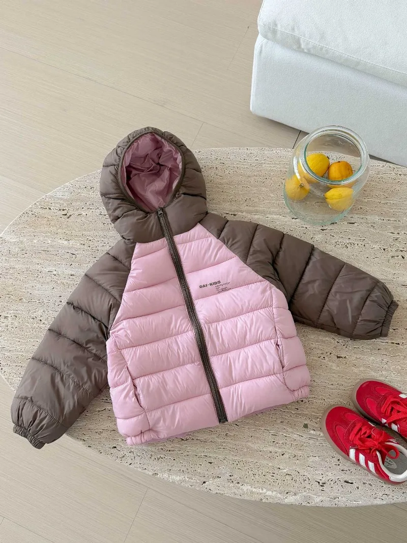 Kinder-Daunenjacke aus verdickter Baumwolle, wasserdicht, koreanische Version, kurzer Outdoor-Mantel für Jungen und Mädchen, bequemes „Bread“-Design – Detail 10