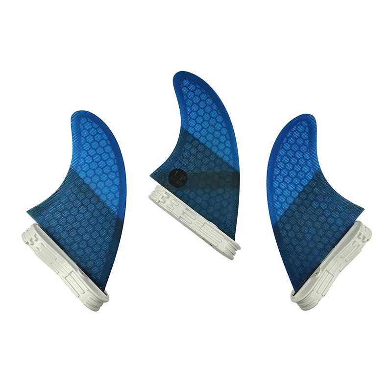 UPSURF FCS 2 FINS G5/G7 Płetwy surfingowe Podwójne wypustki 2 płetwy M niebieski Upsurf Płetwy o strukturze plastra miodu z włókna szklanego Płetwy do desek surfingowych L akcesoria do kajaków