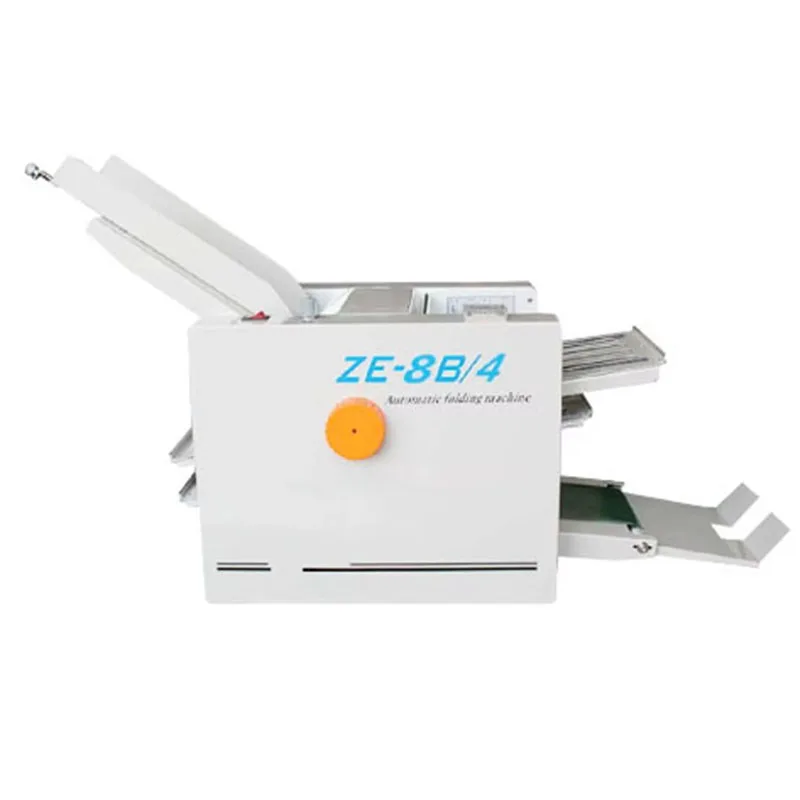 ZE-8B/4 automatic paper folding machine max for A3 paper+high speed+4 folding trays