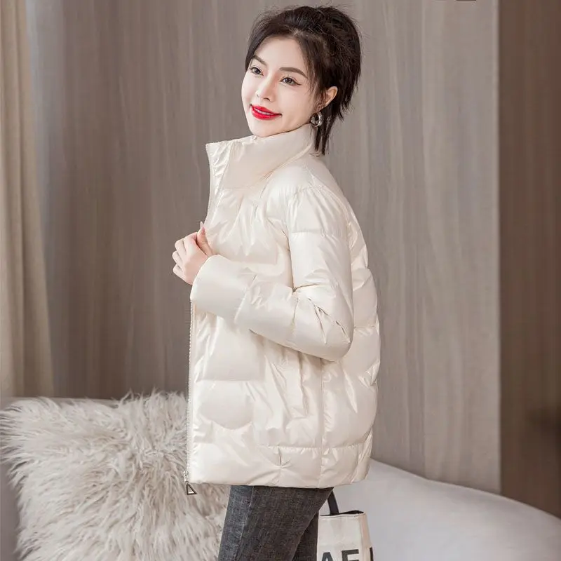 2023 Autumn and Winter New Cotton Coat Women\'s Short Korean Loose Down Cotton Coat Slim Women\'s Fashion Cotton Coat