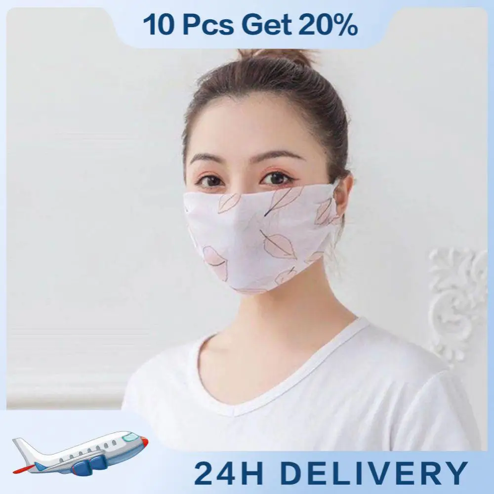 Sunscreen Anti-dust Reusable Thin Protective Cover Mask Chiffon Adjustable