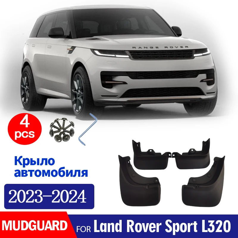 

FOR Land Rover Sport L320 2023 2024 Mudguard Fender Mud Flaps Guard Splash Mudflaps Car Accessories Front Rear 4pcs