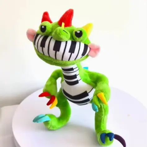 New Poppyed Pianosaurus  Cartoon Plush Doll Anime Nightmare Game Plushie Stuffed Pillow Doll  Birthday Gift Ornament Toy view 5