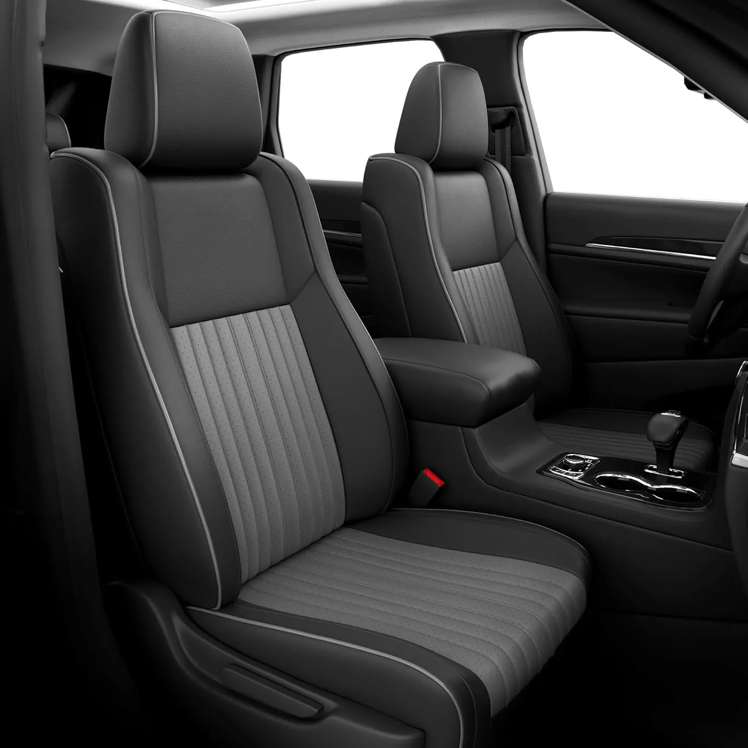 

Seat Covers for Jeep Grand Cherokee 2011-2021 - Custom Fit Full Set Car Seat Protectors with Airbag Compatibility, Waterproof Ca