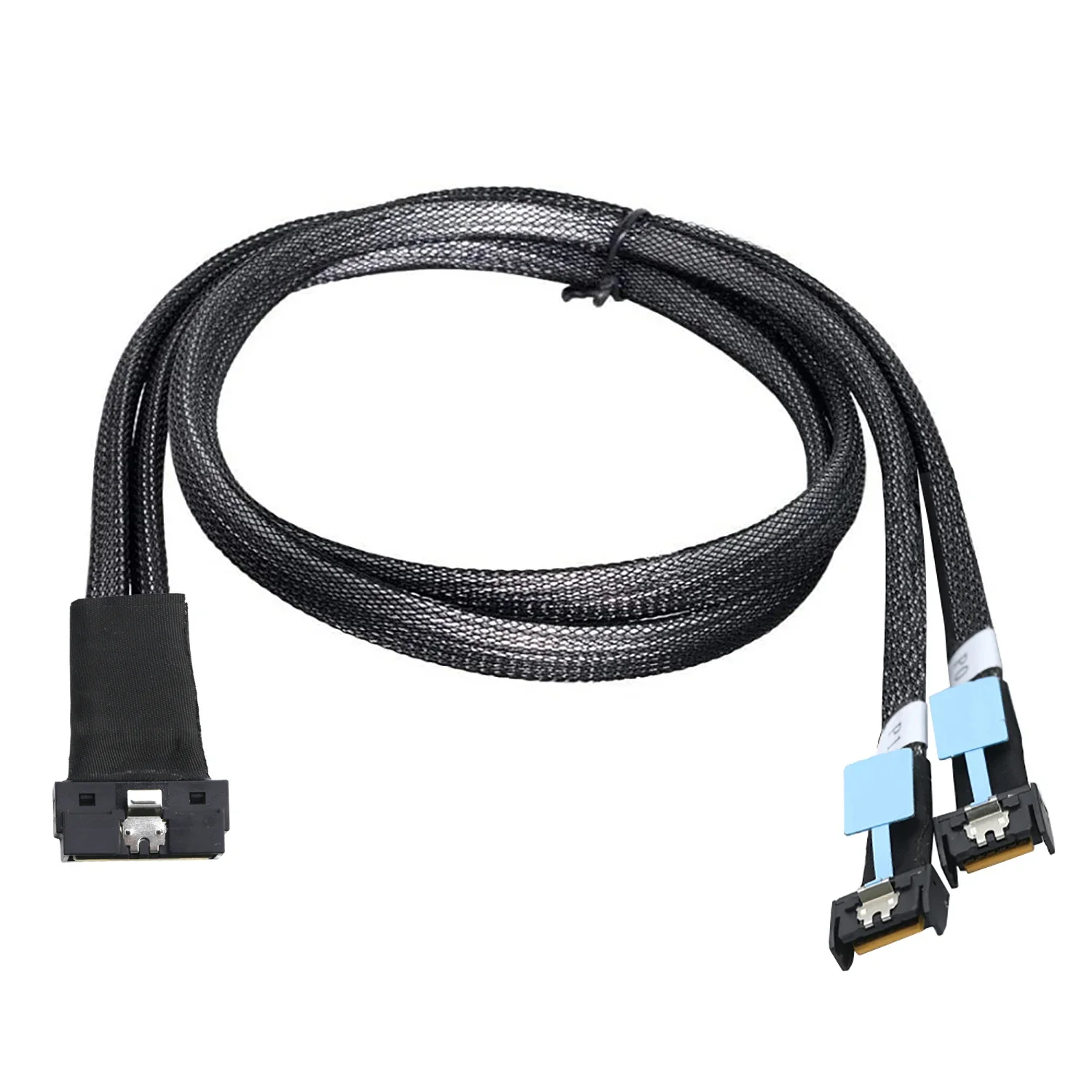 PCI-E Ultraport Slimline SAS 4.0 LP Niski profil SFF-8654 8i 74P do 2X MCIO SFF-8654 4i 38P Kabel wewnętrznego połączenia serwera