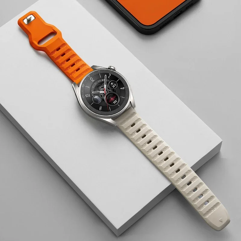 22mm 20mm Silicone Strap for Amazfit GTR 47mm/GTR 4 3 Pro/GTS 2 mini/Stratos 2 2s Bracelet for Samsung Galaxy Watch 7 6 5 4 Band