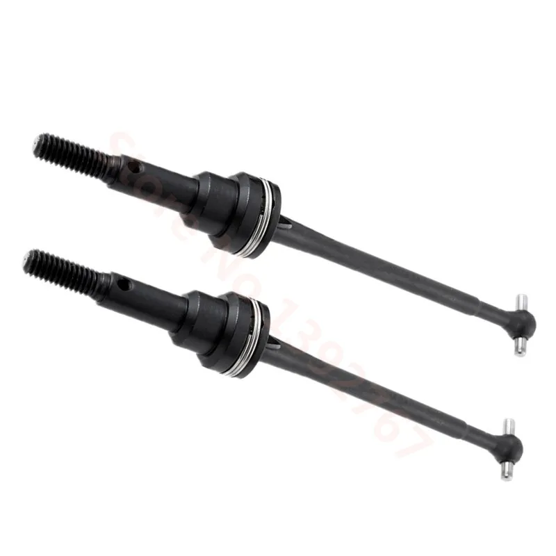 2pcs 철강 금속 전면 드라이브 샤프트 CVD 0090 WLtoys 12428 12423 1/12 RC 자동차 크롤러 짧은 코스 트럭 업그레이드 부품