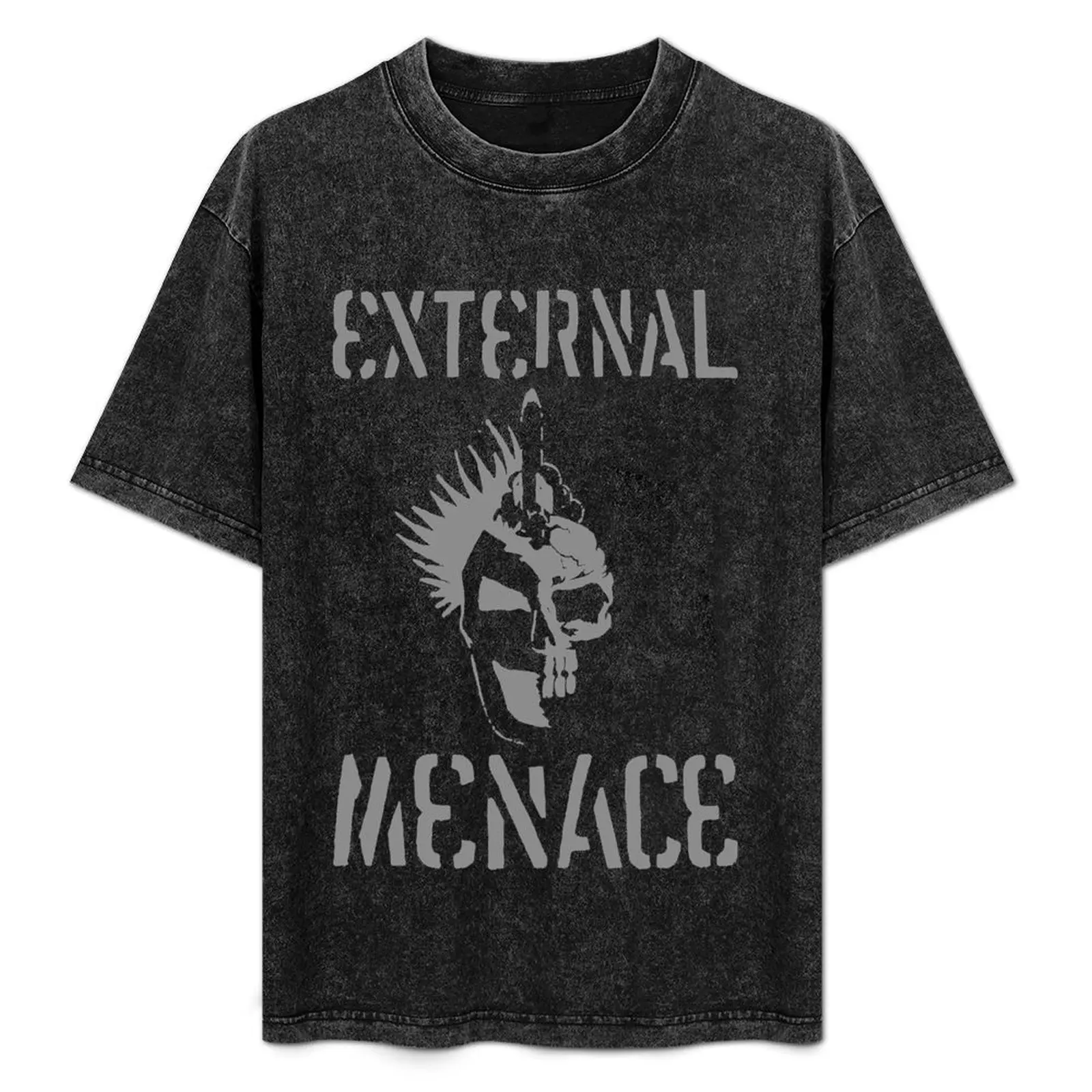 

External Menace - Punk - Oi! T-Shirt Novelty Print Casual Tee Shirt