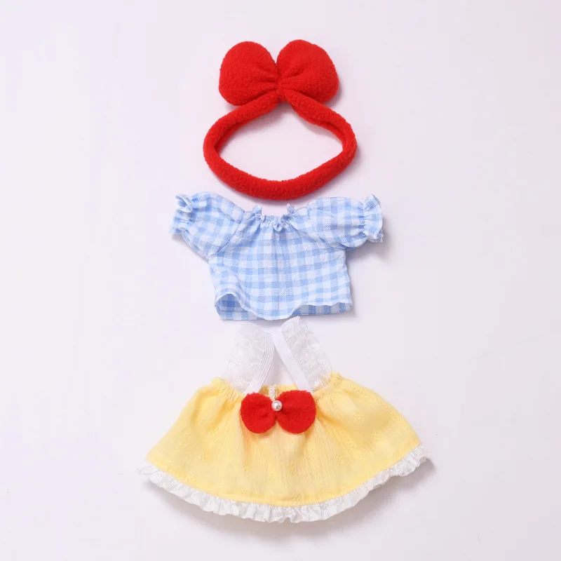 

Doll Clothes for 24cm Spanish Mia Potato Dolls Accessories Outfits Shirt Princess Dress Headband Suit Dress Up Toy Girls Gift