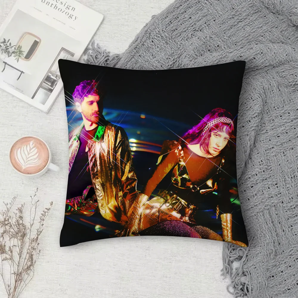 Magdalena Bay Imaginal Disk كيس وسادة مربع على الوجهين الطباعة قصيرة أفخم غطاء وسادة أريكة وسادة السرير #4